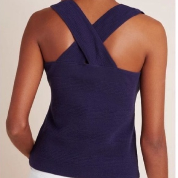 Anthropologie Maeve Blue Stephie Top - Picture 2 of 5